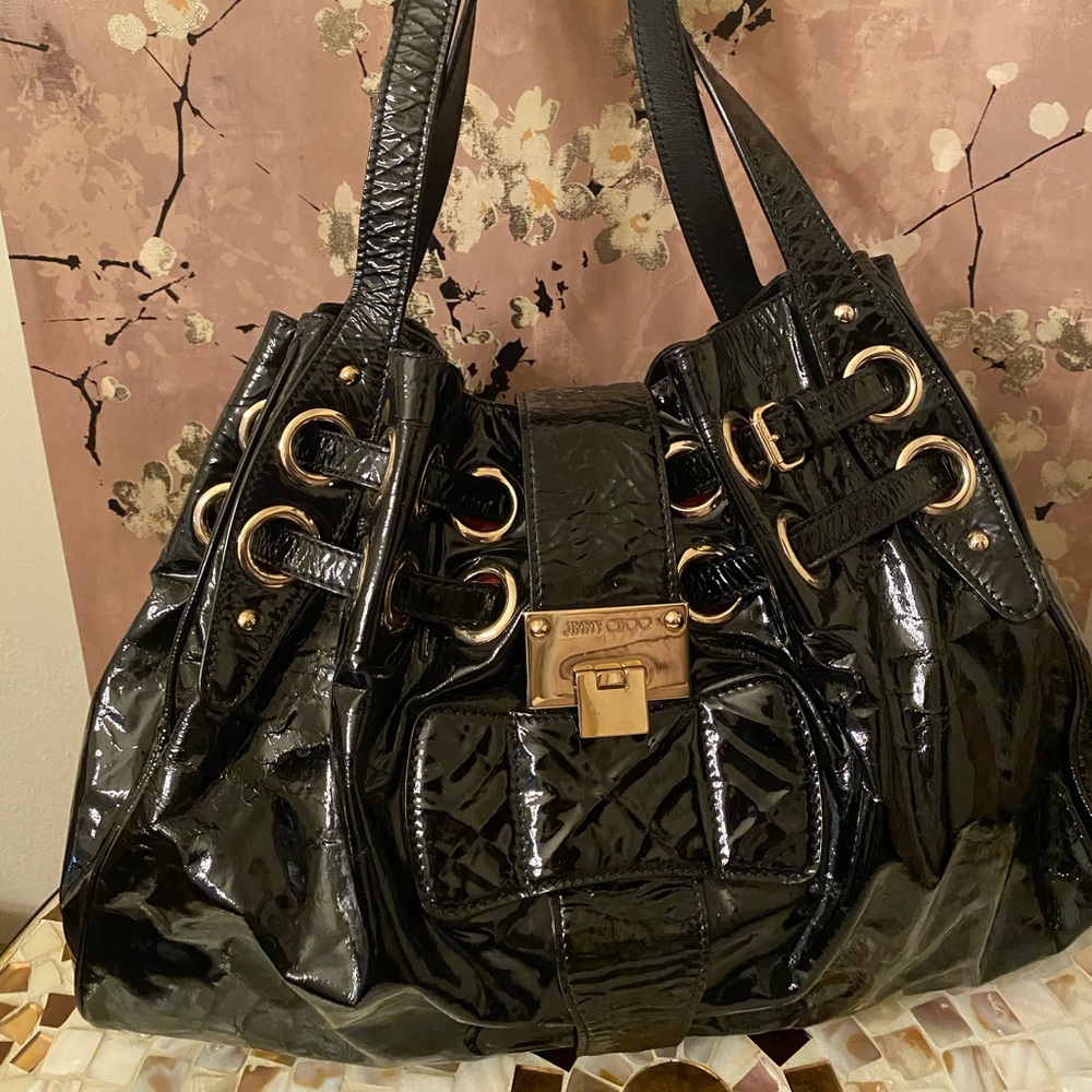 Jimmy Choo - Patent Leather - Romona Hobo - Bag